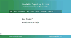 Desktop Screenshot of handsonorganizing.com